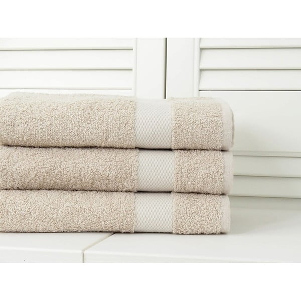 Beež froteerätik 50x100 cm Adria - B.E.S.-image-1