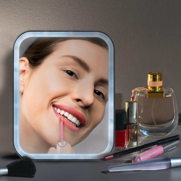 Valgustusega kosmeetikapeegel 15x20 cm Ania - MSV-image-1