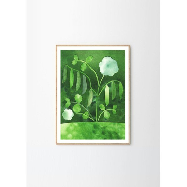 Plakat 50x70 cm Peas in Bloom – Anna Ravn Bjørn - The Plakat Club-image-3