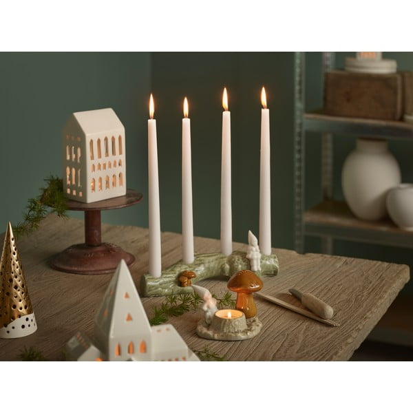 Porcelaanist jõuluküünla hoidja Christmas Tales - Kähler Design-image-4