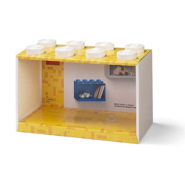 Laste valge seinariiul Brick 8 - LEGO®-image-2