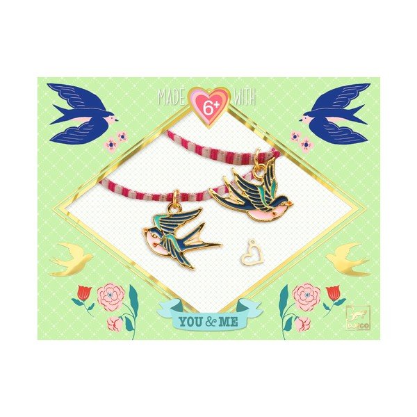 Ehete valmistamise komplekt Friendship Bracelets Birds – Djeco-image-2