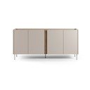 Kreem tammespoonist kummut 180x82x40 cm Lucile - Marckeric