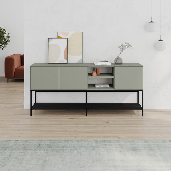 Roheline-must kummut 180x80x40 cm Amira - Marckeric-image-1