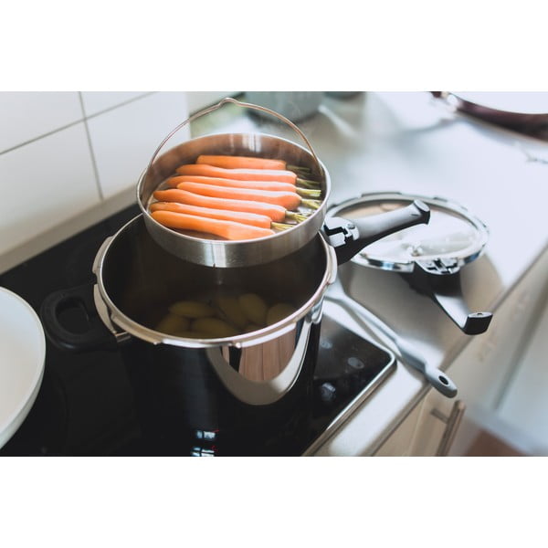 3-osaline roostevabast terasest survepannikomplekt koos tarvikutega Praktika Plus - ELO-image-1