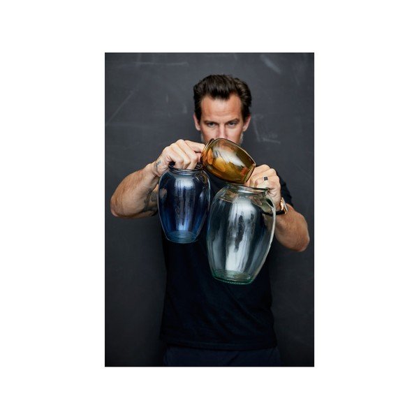 Roheline klaasvaas, ø 17,5 cm Kusintha - Bitz-image-3