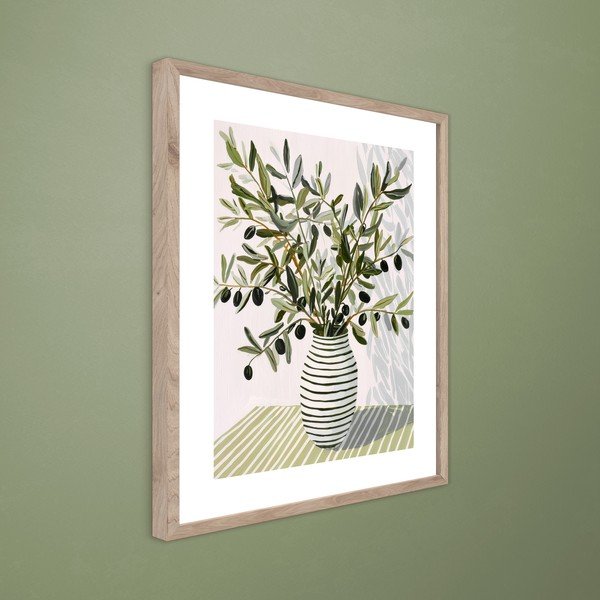 Trükitud pilt raamiga 40x50 cm Olive Bunch II - Styler-image-3