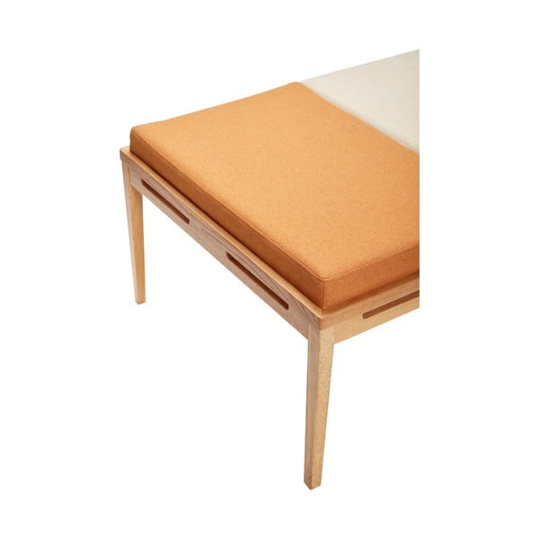 Oranž ja kreemvalge pink Amber - Hübsch-image-2