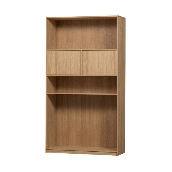 Tammepuidust modulaarne raamaturiiul 110x199 cm Modulair - vtwonen