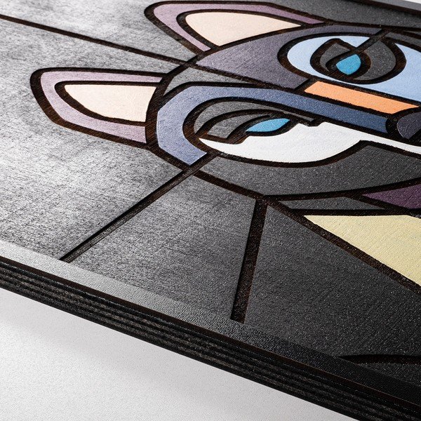 Maal 39x59 cm Wolf - Wallity-image-3