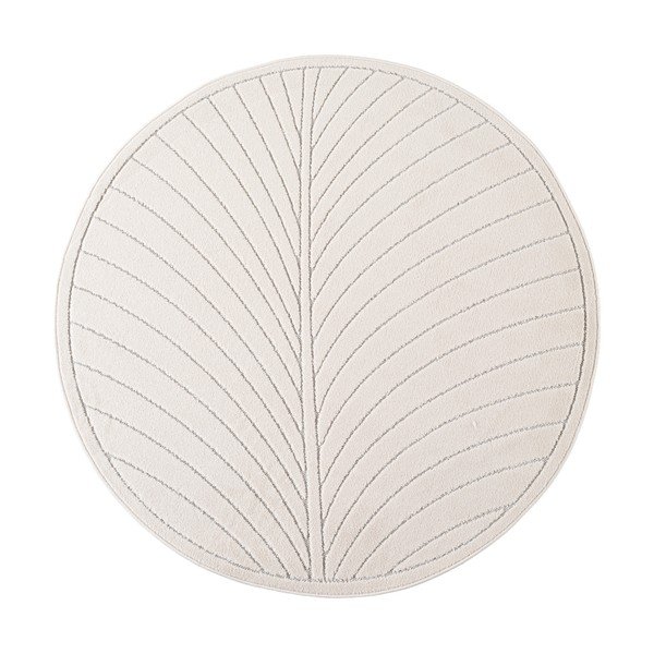 Kreemikas ümmargune sise- ja õuevaip ø 80 cm Nova 1204 - Ayyildiz Carpets