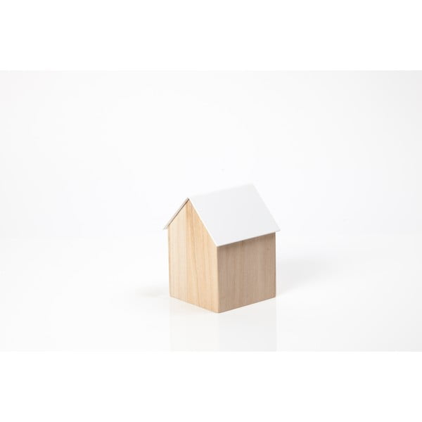 Bílý úložný box House Small