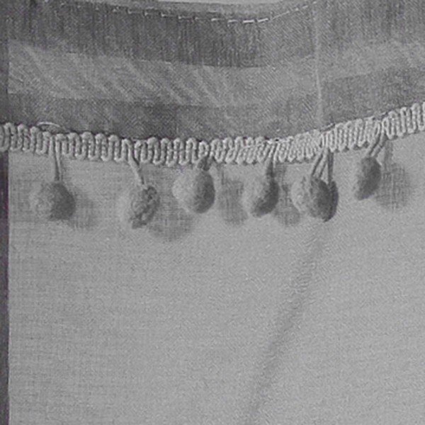 Hallid voile kardinad 2 tk komplektis 60x120 cm Poupette - douceur d'intérieur-image-1