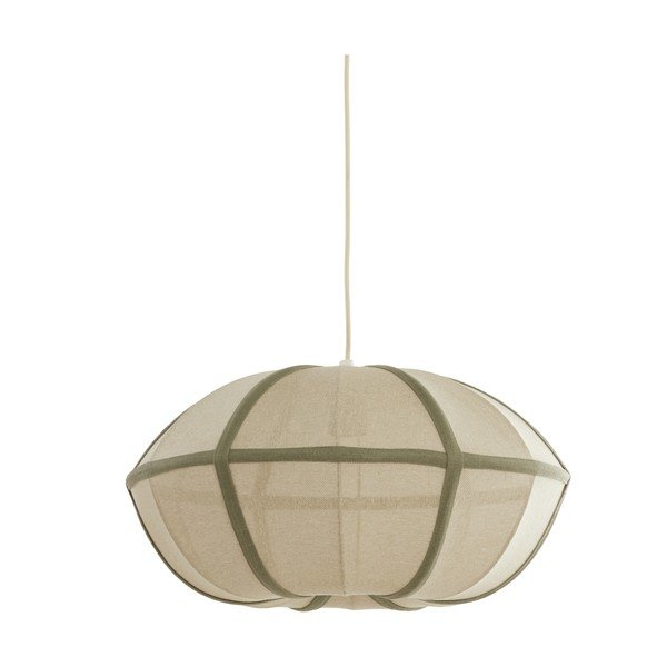 Kreemikas ripplamp kangast varjuga Mirelys - Light & Living