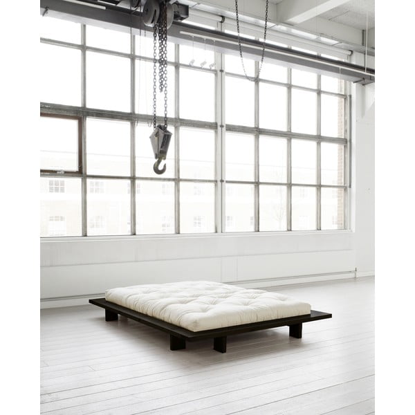 Must kaheinimesevoodi võrega 140x200 cm Japan - Karup Design-image-4