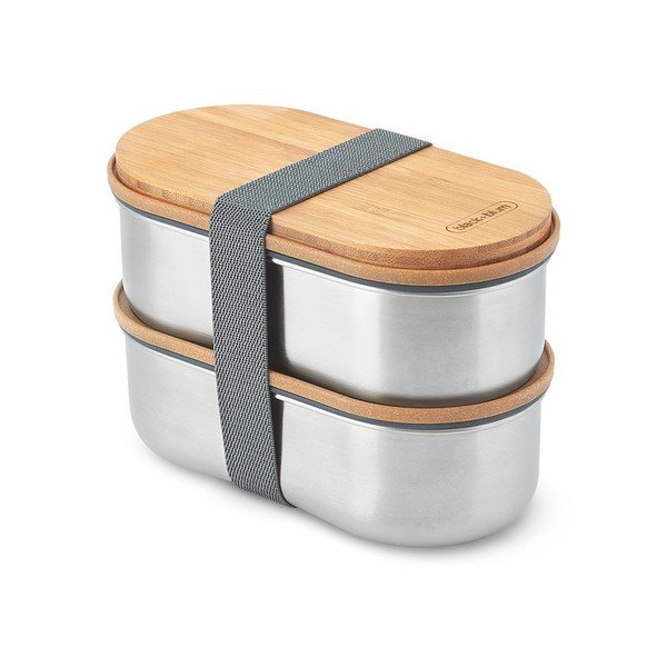 Jagatud suupistekarp 2 tk Bento - Black + Blum-image-3