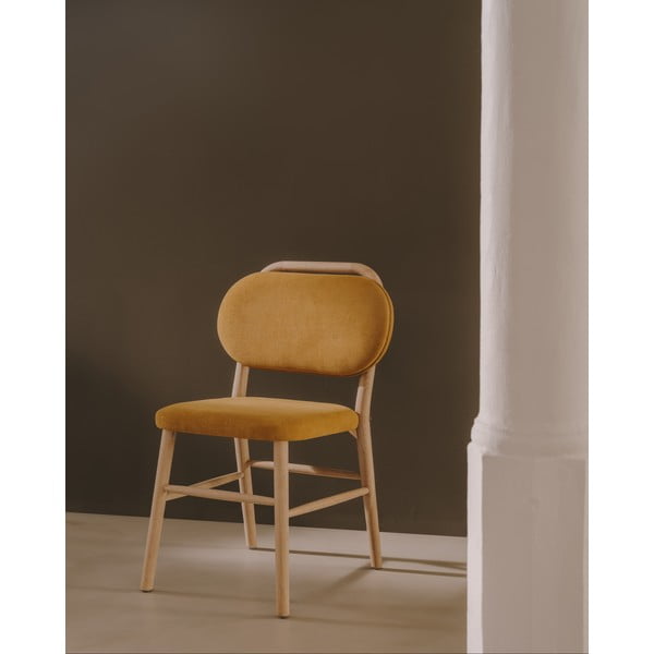 Sinepivärvi söögitoolid 2tk komplektis Helda - Kave Home-image-1