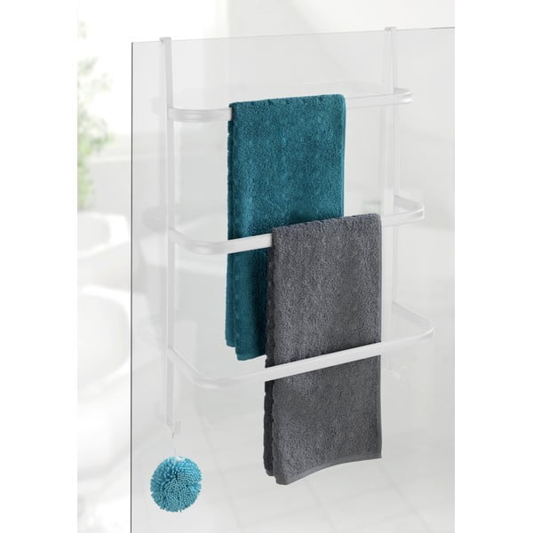 Matt valge rippuv terasest käterätikuhoidja Irpinia - Wenko-image-2