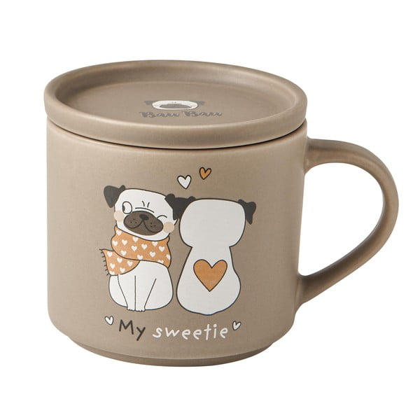 Beežikas-helepruunid portselankruusid 2tk komplektis  35 ml - Brandani-image-2