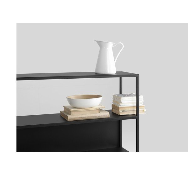 Must metallist raamaturiiul 150x110 cm Hyller - CustomForm-image-2