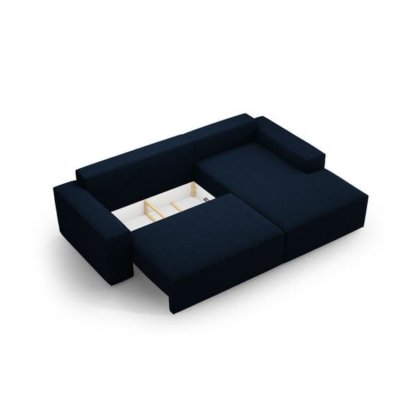 Tumesinine bukleekangast nurgadiivanvoodi (parem nurk) Jodie - Micadoni Home-image-4