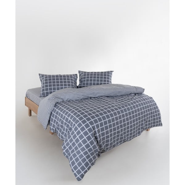 Hall Renforcé puuvillast pikendatud voodipesu kaheinimesevoodile 240x220 cm Linear Calm Geometric - Mila Home Luxury-image-2