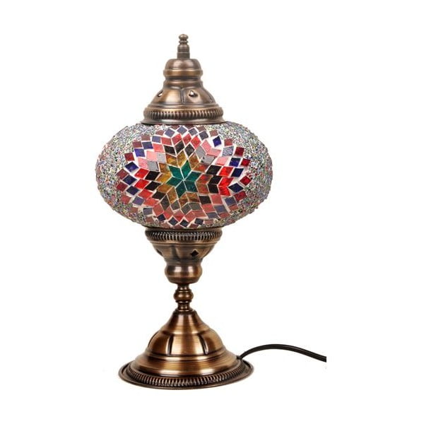 Skleněná ručně vyrobená lampa Persefona, ⌀ 17 cm