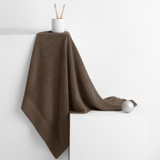 Pruun puuvill frotee rätik 50x100 cm Amari – Restilo