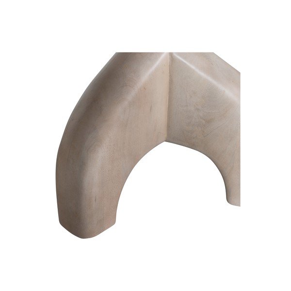 Ümmargune mangopuust söögilaud ø 120 cm Smooth - BePureHome-image-2