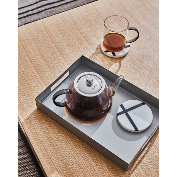 Tammeplaadiga kohvilaud 80x80 cm Yona - Kave Home-image-3