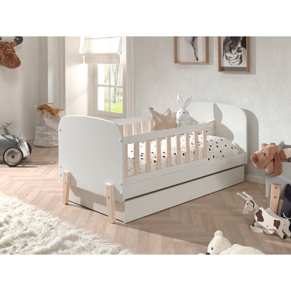 Valge sahtel lastevoodi alla 70x140 cm Kiddy - Vipack-image-1