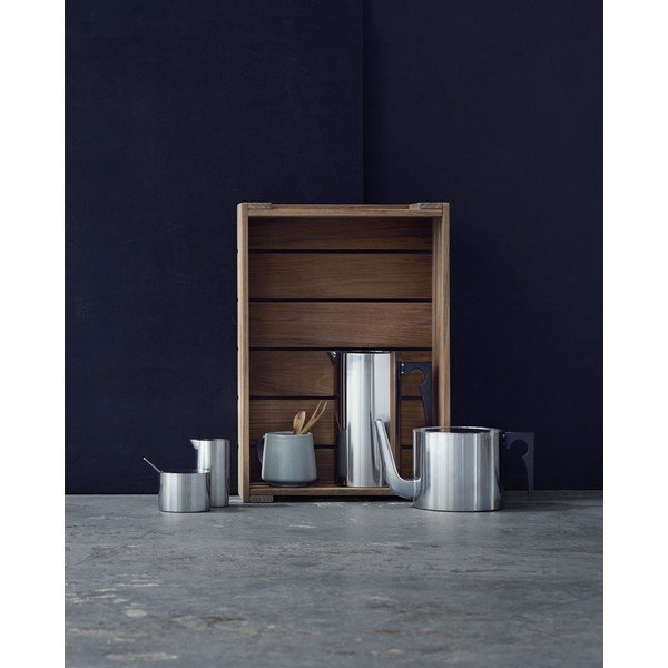 Roostevabast terasest teekann hõbedases värvitoonis 1,25 l Arne Jacobsen - Stelton-image-2