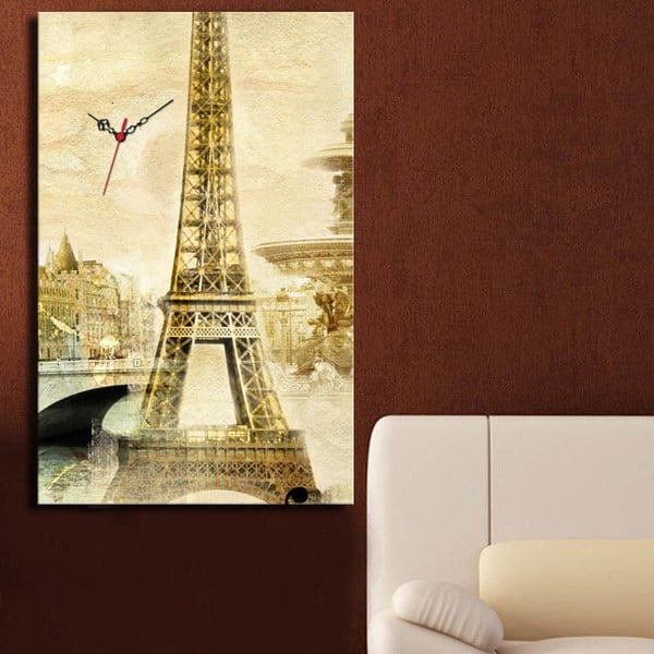 Obrazové hodiny Eiffelova věž