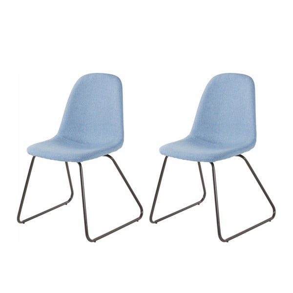 Sada 2 modrých jídelních židlí Støraa Colombo