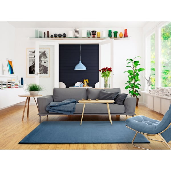 Sinine vaip Berna Liso, 80 x 150 cm - Universal-image-1