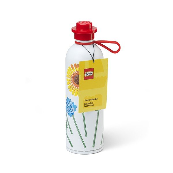 Punane/valge laste metallist termos, 560 ml Botanicals – LEGO®-image-1