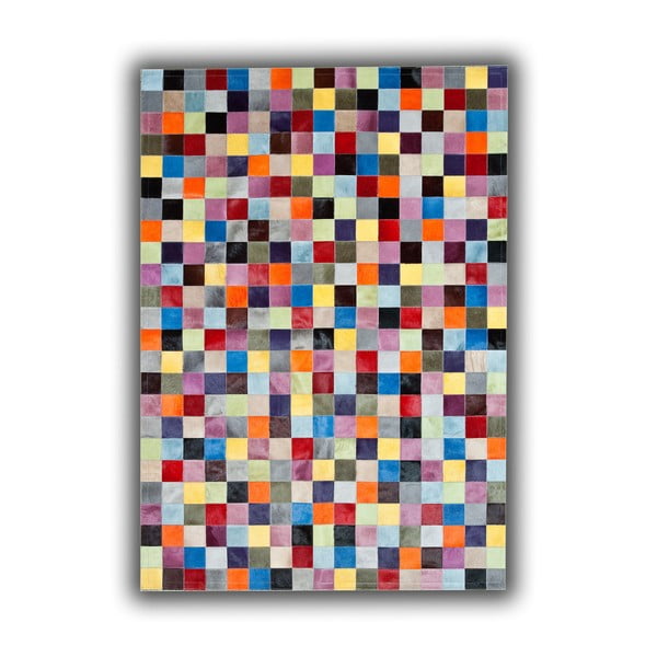 Kožený koberec Pipsa Solid, 180 x 120 cm