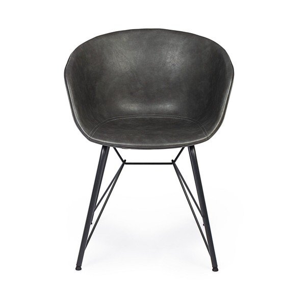 Tumehall polsterdatud söögitool Warhol - Bizzotto-image-2