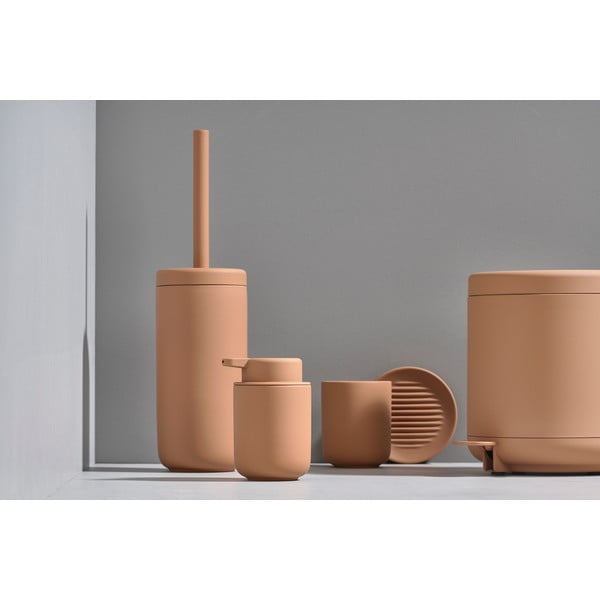 Merevaigukollane pruun keraamiline hambaharjade tass Merevaigukollane Ume - Zone-image-4