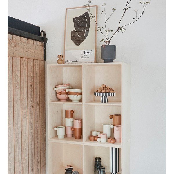 Heleroosa portselanist serveerimiskauss Inka - OYOY Living Design-image-1