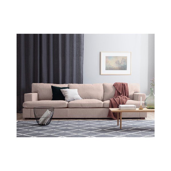 Světle růžová pohovka Windsor & Co Sofas Daphne, 235 cm-image-2