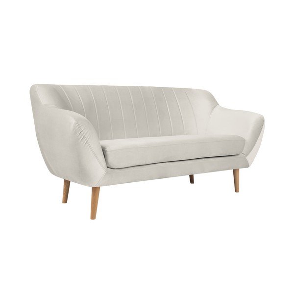 Krémová dvoumístná pohovka Mazzini Sofas Benito-image-1