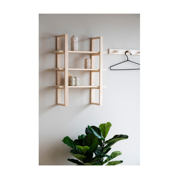 Põrandariiul pavlovnia täispuidust 48 cm Santiago - House Nordic-image-4