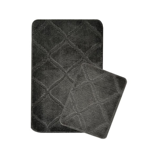 Antratsiitsed vannitoamatid 2tk komplektis 50x80 cm Cizgili - Foutastic