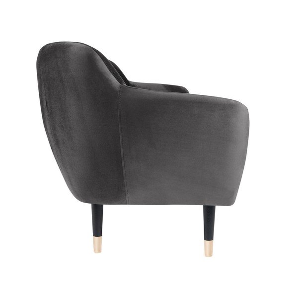 Šedá pohovka s černými nohami Mazzini Sofas Benito, 188 cm-image-3