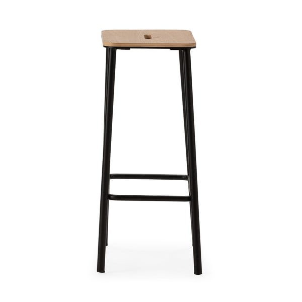 Mustad baaritoolid 2tk komplektis (istme kõrgus 65 cm) Abba - Marckeric-image-2