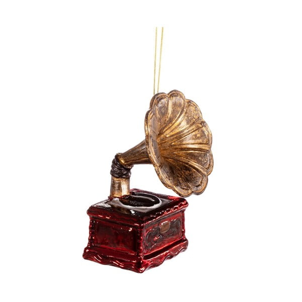 Käsitöö jõulukaunistus 11cm Gramophone - Sass & Belle