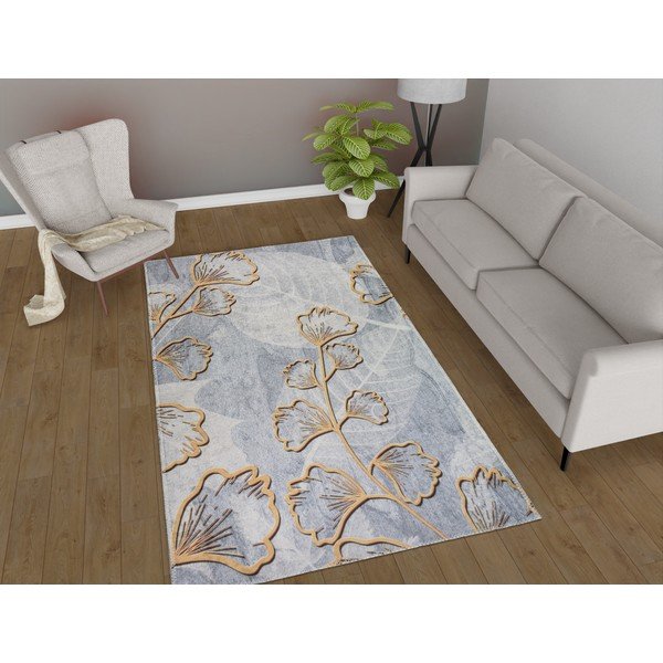 Hall-kuldne pestav vaip 120x180 cm Dainty - Vitaus-image-1