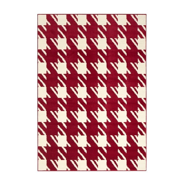 Červený koberec Designela, 200x290 cm