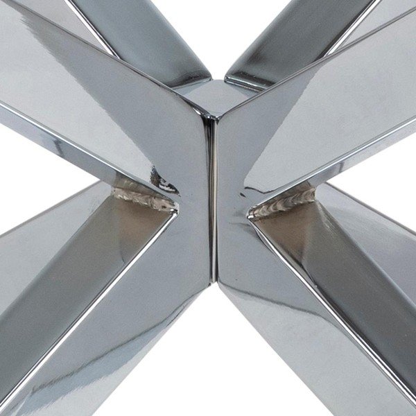 Ümmargune hõbedane kohvilaud ø 82 cm Heaven - Actona-image-3